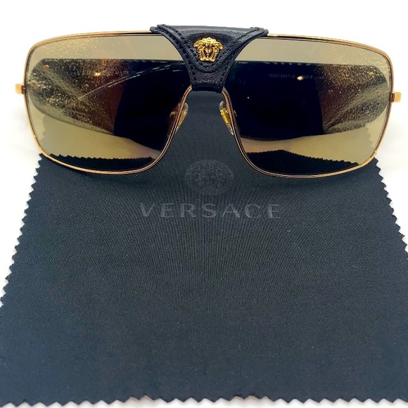 Versace - Baroque/Black & Gold Unisex - Sunglasses - Picture 4 of 5